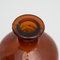 Bouteille d'Apothicaire en Verre Ambré Mid-20ème Siècle, 1950s 11
