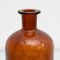 Bouteille d'Apothicaire en Verre Ambré Mid-20ème Siècle, 1950s 8
