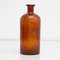 Bouteille d'Apothicaire en Verre Ambré Mid-20ème Siècle, 1950s 7