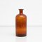 Bouteille d'Apothicaire en Verre Ambré Mid-20ème Siècle, 1950s 2