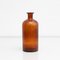 Bouteille d'Apothicaire en Verre Ambré Mid-20ème Siècle, 1950s 4
