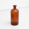 Bouteille d'Apothicaire en Verre Ambré Mid-20ème Siècle, 1950s 13
