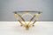 Vintage Brass & Smoked Glass Coffee Table by Knut Hesterberg, Image 2