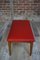 Scandinavian Red Leatherette Bench, 1970s, Image 11