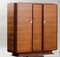 Vintage Art Deco Palisander Furnier Schrank 1