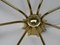 Italian Eight-Light Sputnik Brass Ceiling Light, 1950s 13