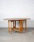 Mid-Century Ellipse N.2 Foldable Dining Table, Norway, 1950 5