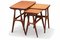 Nesting Table in Teak by Johannes Andersen for CFC Silkeborg, Denmark, 1960s, Set of 3, Image 2