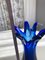Blau Murano Glass Vase from Fratelli Toso, 1970s, Image 7