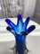 Blau Murano Glass Vase from Fratelli Toso, 1970s, Image 5