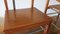 Mesa de comedor y sillas brutalistas Mid-Century de teca y acero patinado. Juego de 7, Imagen 10