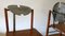 Mesa de comedor y sillas brutalistas Mid-Century de teca y acero patinado. Juego de 7, Imagen 4