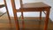 Mesa de comedor y sillas brutalistas Mid-Century de teca y acero patinado. Juego de 7, Imagen 9