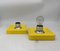 Deckenlampen aus Kunststoff, Italien, 1970er, 2er Set 3