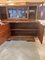 Buffet Art Deco con impiallacciatura in legno di ulivo e piano di lavoro allungabile in marmo, 1922, Immagine 9