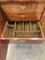 Buffet Art Deco con impiallacciatura in legno di ulivo e piano di lavoro allungabile in marmo, 1922, Immagine 5