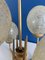 Suspension Vintage en Laiton et Egg Globe en Verre Doré, 1950s 2