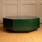 Table Basse Octogonale en Bois Laqué Vert, 1970s 2