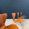 3107 Chairs by Arne Jacobsen for Fritz Hannssen, 1973, Set of 4 2