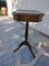 Neoclassical Octagonal Tripod Side Table in Walnut, 1950s, Image 1