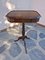 Neoclassical Octagonal Tripod Side Table in Walnut, 1950s, Image 3
