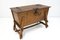 Brutalist Oak Liquor Wine Bar Cabinet, 1960s, Image 1