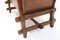 Brutalist Oak Liquor Wine Bar Cabinet, 1960s, Image 12
