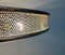Mid-Century German Metal, Mesh and Glass Plafoniere Ceiling Lamp, 1960s 5