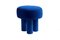 Ritmo Stool in Blue Velvet by Moanne 1