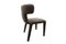 Instinto Dining Chair in Gray Bouclé by Moanne 4
