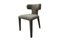 Instinto Dining Chair in Gray Bouclé by Moanne 2