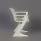 White Kangaroo Chair by Ernst Moeckl for Horn, 1960s, Image 2