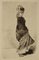 Giuseppe De Nittis, Model, Etching, 1870s 1