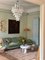 Murano Chandelier in White Glass from Mazzega, Image 1