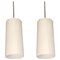 Danish Opal Acrylic Pendants by Erik Moller for Louis Poulsen, 1960s, Set of 2 1
