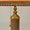 Table Lamps in Parchment Leather and Brass, 1960s, Set of 2 7