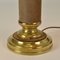 Table Lamps in Parchment Leather and Brass, 1960s, Set of 2 6