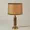 Table Lamps in Parchment Leather and Brass, 1960s, Set of 2 4