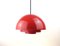 Danish Red Milieu Pendant by Jo Hammerborg for Fog & Mørup, 1970s, Image 3