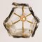 Small Citrus Swirl and Smoked Glass Pendants attributed to J. T. Kalmar for Kalmar, Austria, 1960s, Set of 2 5