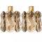 Small Citrus Swirl and Smoked Glass Pendants attributed to J. T. Kalmar for Kalmar, Austria, 1960s, Set of 2 2