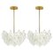Tulipan Light Fixtures attributed to J. T. Kalmar for Kalmar, 1970s, Set of 2 1