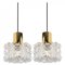 Bubble Glass Pendant Lamp attributed to Helena Tynell, 1960s 2