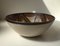 Modernist Ceramic Bowl with Leaves by Kähler for Herman August Kähler, 1970s 5