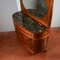 Italienische Napoleon III Kommode mit Intarsien, Portoro Marmor und Spiegel 26
