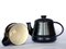 Black Ceramic Teapot by Franco Bucci for Laboratorio Pesaro, Italy, 1960s 4
