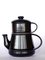 Black Ceramic Teapot by Franco Bucci for Laboratorio Pesaro, Italy, 1960s 1