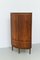 Mid-Century Modern Danish Bow Front Corner Cabinet, 1950s 12