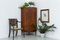 Mid-Century Modern Danish Bow Front Corner Cabinet, 1950s, Image 17