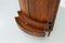 Mid-Century Modern Danish Bow Front Corner Cabinet, 1950s, Image 9